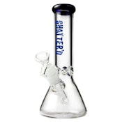 8" Basic Beaker Bong - Blue