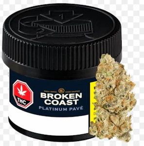 Broken Coast - Platinum Pave 3.5g Dried Flower - Broken Coast
