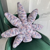Giant Purple Haze Weed Leaf Pillow