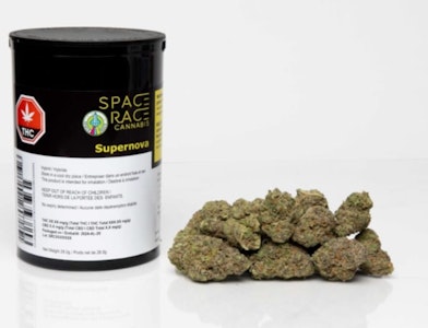 SPACE RACE CANNABIS - Supernova 28g Dried Flower Rotating Single Strain - Space Race Cannabis