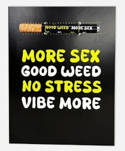 Humble & Fume - KushKards | One Hitter Greeting Card | More Sex Good Weed No Stress Vibe More