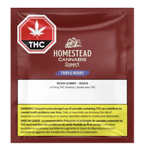Homestead - TRIPLE BERRY INDICA RESIN CHEWS - 4