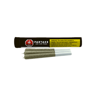 Partake - GMO 3 x 0.5g Pre-Rolls by Partake