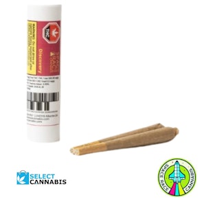 SPACE RACE CANNABIS - Discovery 2 x 1g Pre-Rolls