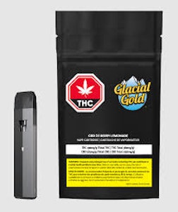 Glacial Gold - 3:1 Berry Lemonade 2g Disposable Vape - Glacial Gold