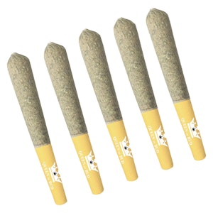 Queen of Bud - Yellow Topaz Live Rosin Mango Honey Infused Pre-Roll 5x0.5g Rosin