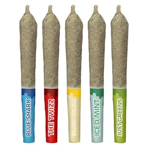 Sticky Greens - FIVE OF DIAMONDS DIAMOND BLEND INFUSED PRE-ROLLS - 5x0.5g