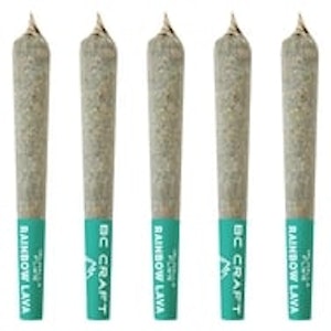 Valhalla FLWR - RAINBOW LAVA DIAMOND & TERP SAUCE INFUSED PRE-ROLL - 0.5g x 5