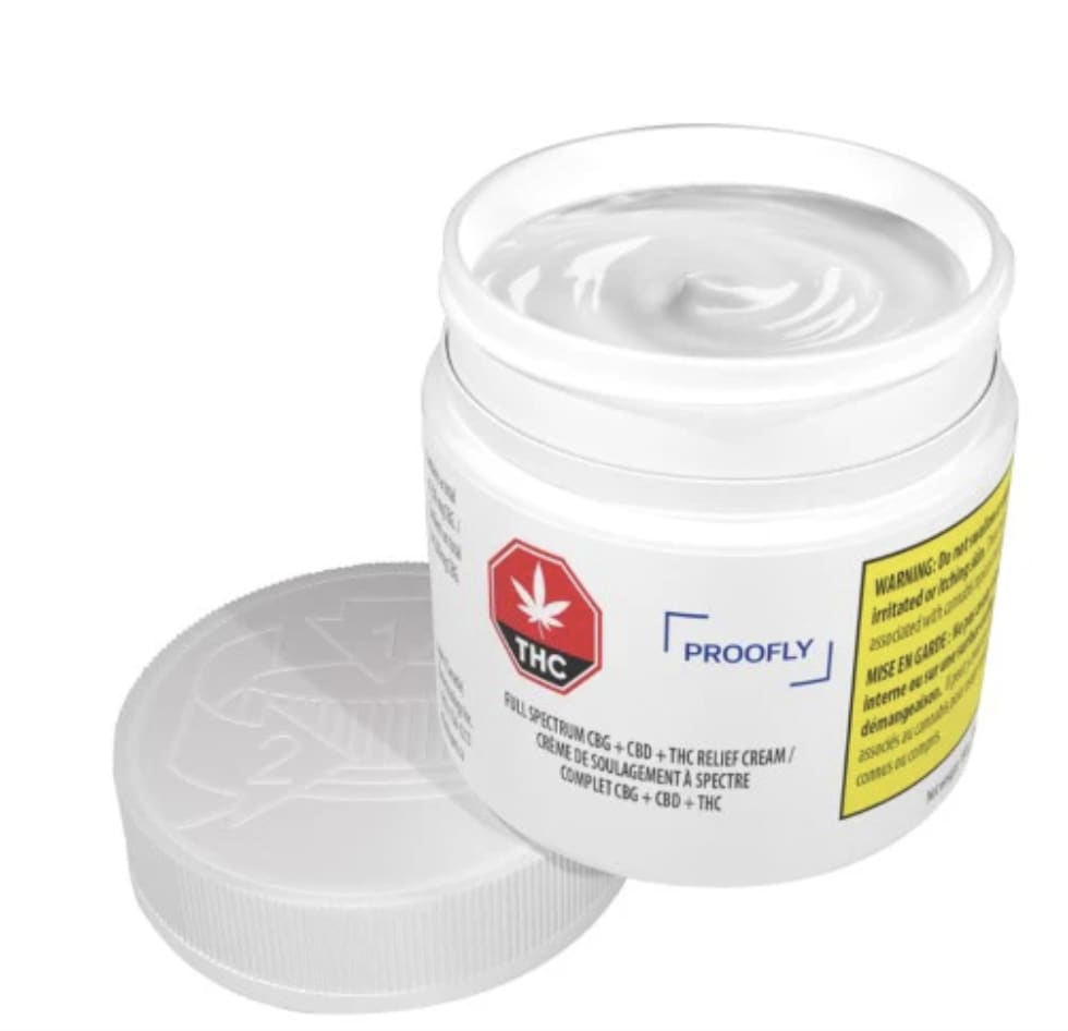 FULL SPECTRUM CBG + CBD + THC RELIEF CREAM  - 25