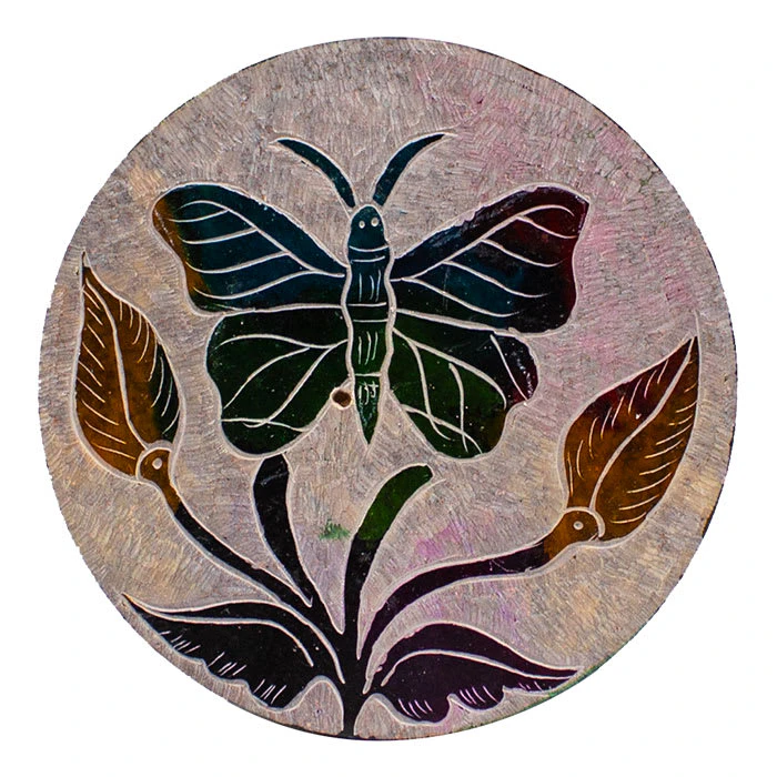 Maple Craft - Soapstone Incense Burner Plate - Butterfly Main Image