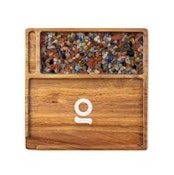 NATURAL ACACIA ROLLING TRAY