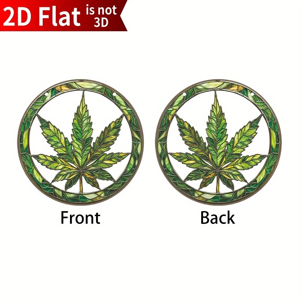 Acryllic Leaf Suncatcher