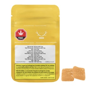 Wyld - Wyld Gummies - Real Fruit sour Peach mango 3:1 CBG:THC Gummies