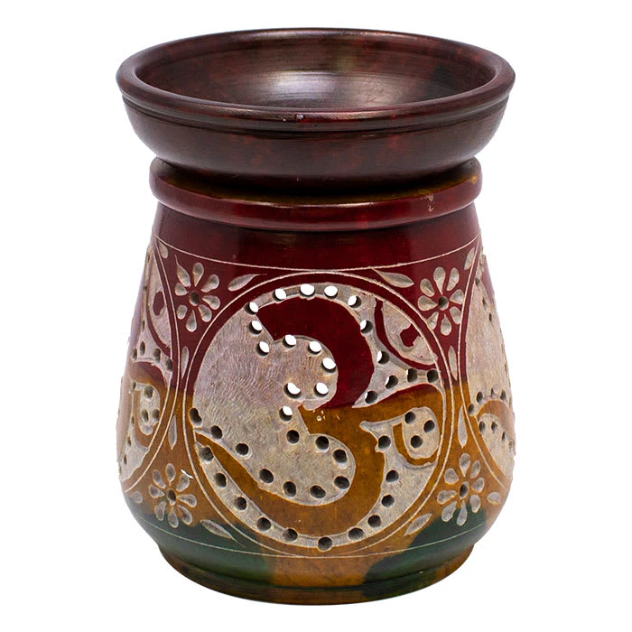 Maple Craft - Rasta Oil Burner - "OM" symbol Main Image