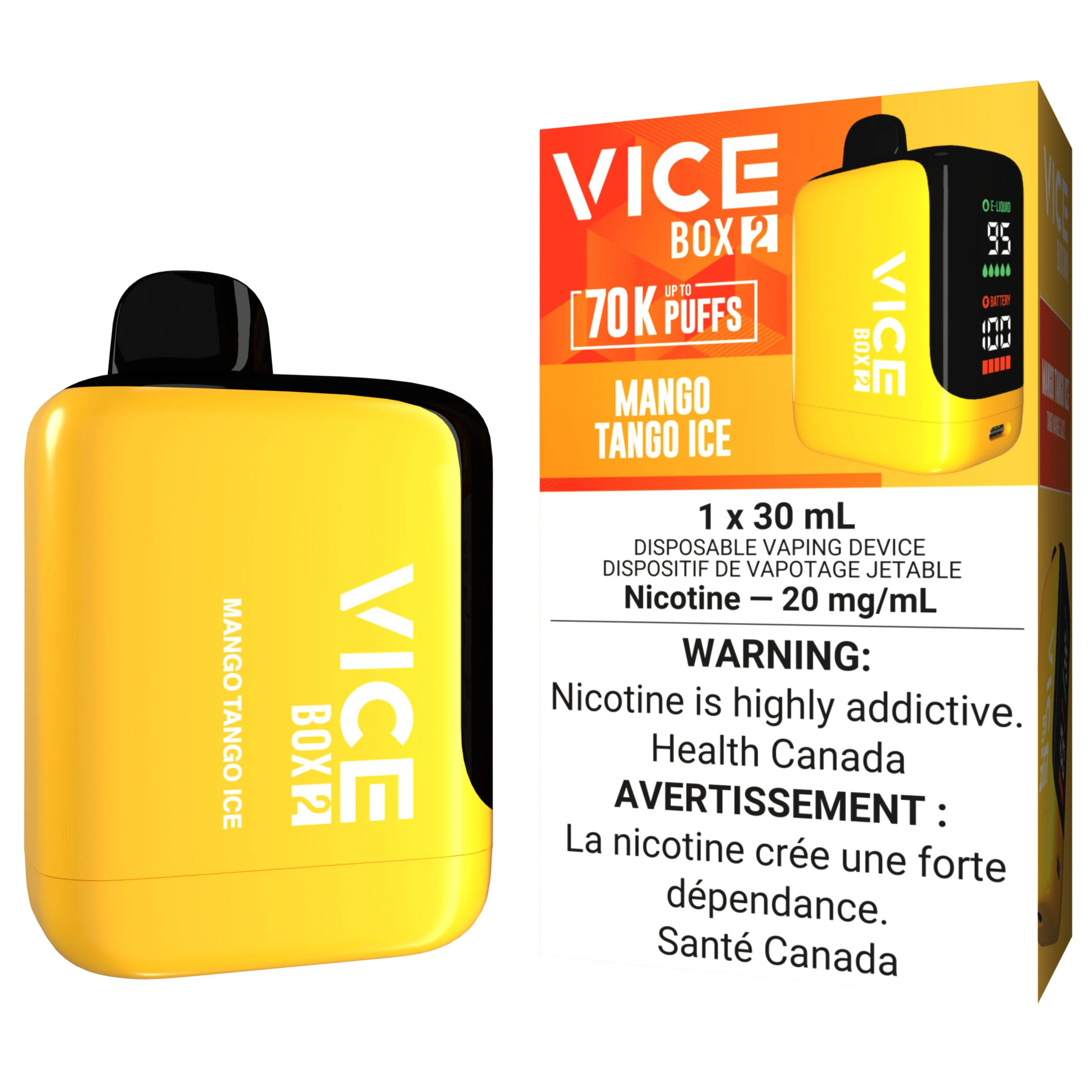 MAQ DISTRIBUTORS - Vice Box 2 70k Mango Tango Ice Main Image