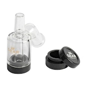 14mm White Male Concentrate Reclaimer (45 Degree Female Joint)