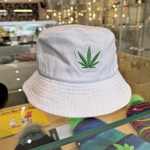 Epik Products - Bucket Hat with Epik Leaf Patch - White