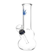 Lil Leaf Bubble Beaker Water Pipe 6"
