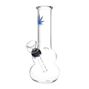 Humble & Fume - 6" Lil Leaf Bubble Beaker Water Pipe