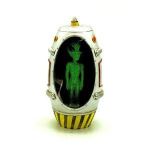 West Coast Gifts - Fantasy Gifts - Alien Spaceship Backflow Incense Burner