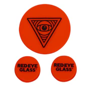 Silicone Water Pipe Cleaning Caps (Red)