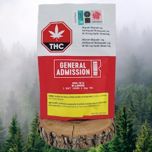 General Admission - General Admission | 5 LOCO THC 1.0 SOFT CHEWS | 2 X 8g