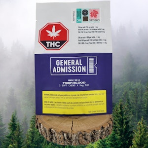 General Admission - General Admission | TIGER BLOOD THC GUMMY (1:0) | 2 X 8g