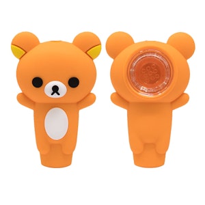 Maple Craft Inc - Brown Snuggle Bear 3 Inches Silicone Pipe