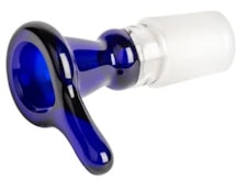GEAR Cobalt Blue 19/22 Glass-On-Glass Thumper Cone Pull-Out