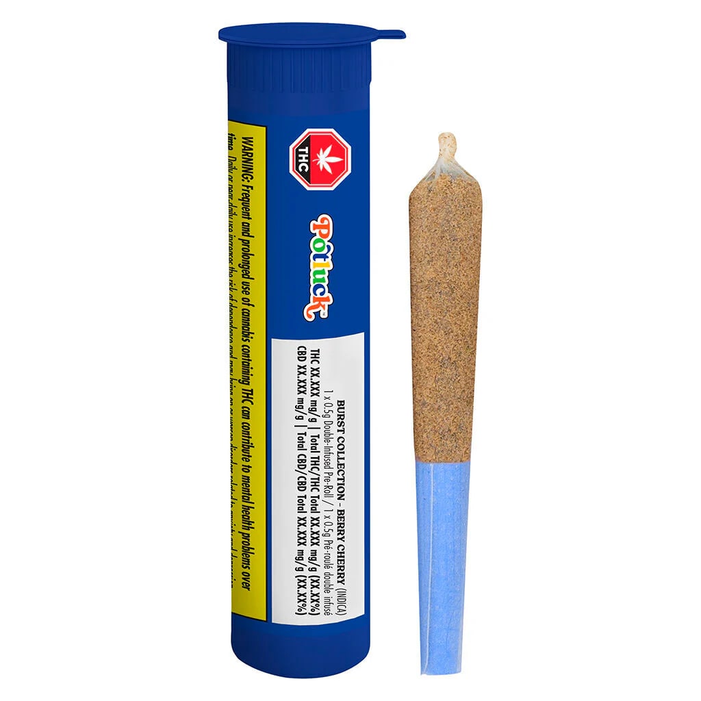 Berry Cherry 1 x 0.5g Infused Pre-Rolls by Potluck