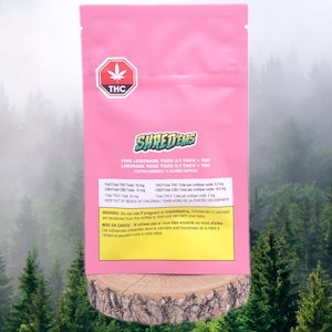 SHRED'EMS - Shred'ems | PINK YUZU LEMONADE THCV:THC 2:1 CHEWS | 4 X 4.5g