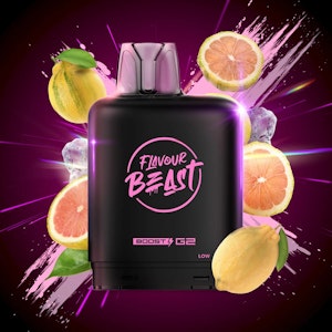 LEVEL X - FLAVOUR BEAST - Pink Bomb (Iced) - 25K Puff - 20mg - LEVEL X