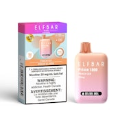 Peach Ice - 1800 Puff - 20mg - ELF BAR - PRIME