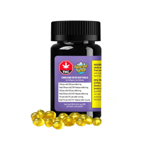 Glacial Gold - Glacial Gold CBN:CBD 10mg:10mg 50 x 0.345g Softgels