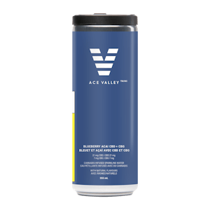 Ace Valley - Blueberry Acai Sparkling Water CBD:CBG (355ml) - Ace Valley
