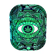 Smoke Arsenal | Mandala 2 Metal Rolling Tray | Small