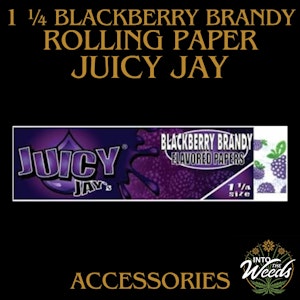 Juicy Jay  - 1 1/4 Rolling Paper - Blackberry Brandy