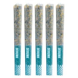 DEBUNK - Darts Venom OG Sativa Crushed Diamond Infused Pre-Rolls 5x0.5g Resin