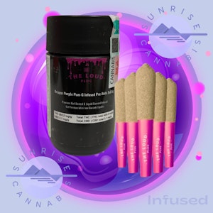 The Loud Plug - DRIPPYZ PURPLE POM-G - THE LOUD PLUG - 5X0.5G