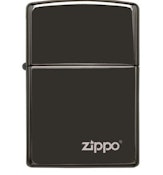 Zippo Lighter Ebony New Intense Black Mirror-Like Finish