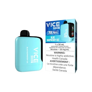 VICE BOX 2 - Blue Raspberry Ice - 70K Puff - 20mg - VICE BOX 2