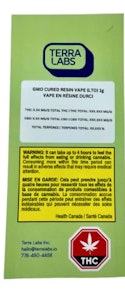 Terra Labs - GMO CURED RESIN LTO CARTRIDGE - 1