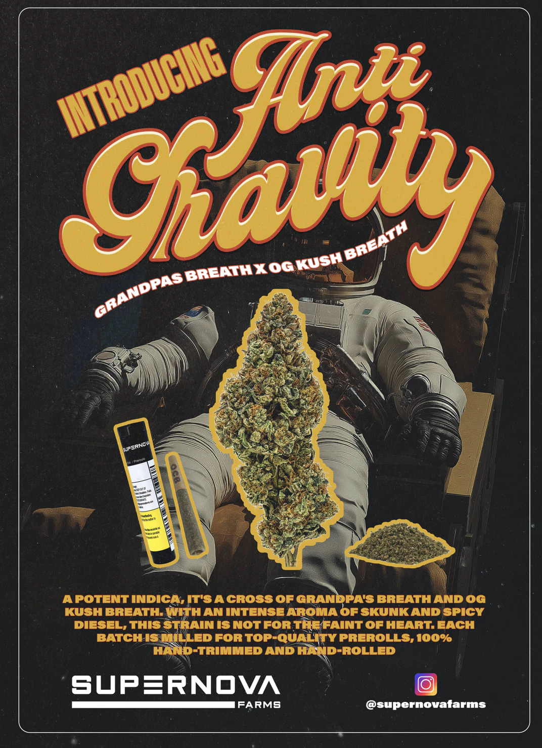 Supernova Farms - Supernova Farms Anti Gravity 3 x 0.5g Pre-Rolls Main Image