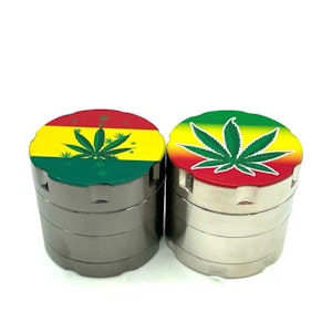 Grind - Rasta Leaf Grinder 4-Parts - 42mm