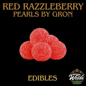 Pearls by Gron - Red Razzleberry Pearls 1:1:1 CBG:CBD:THC - 5 x 2mg