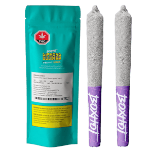 BoxHot - BoxHot Pineapple Express Diamond Doobies 2 x 0.5g Infused Pre-Rolls