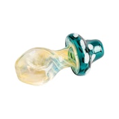 RED EYE - 3.25" Stand Up Mushroom Hand Pipe Teal