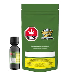 Glacial Gold - Atmosphere CBG:THC 15mg:15mg 33.3g Oil
