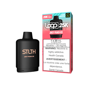 STLTH - LOOP 2 - Juicy Peach Ice - 25K Puff - 20mg - LOOP 2
