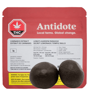Antidote - Antidote Secret Lemonade Hash Temple Balls 2x1g